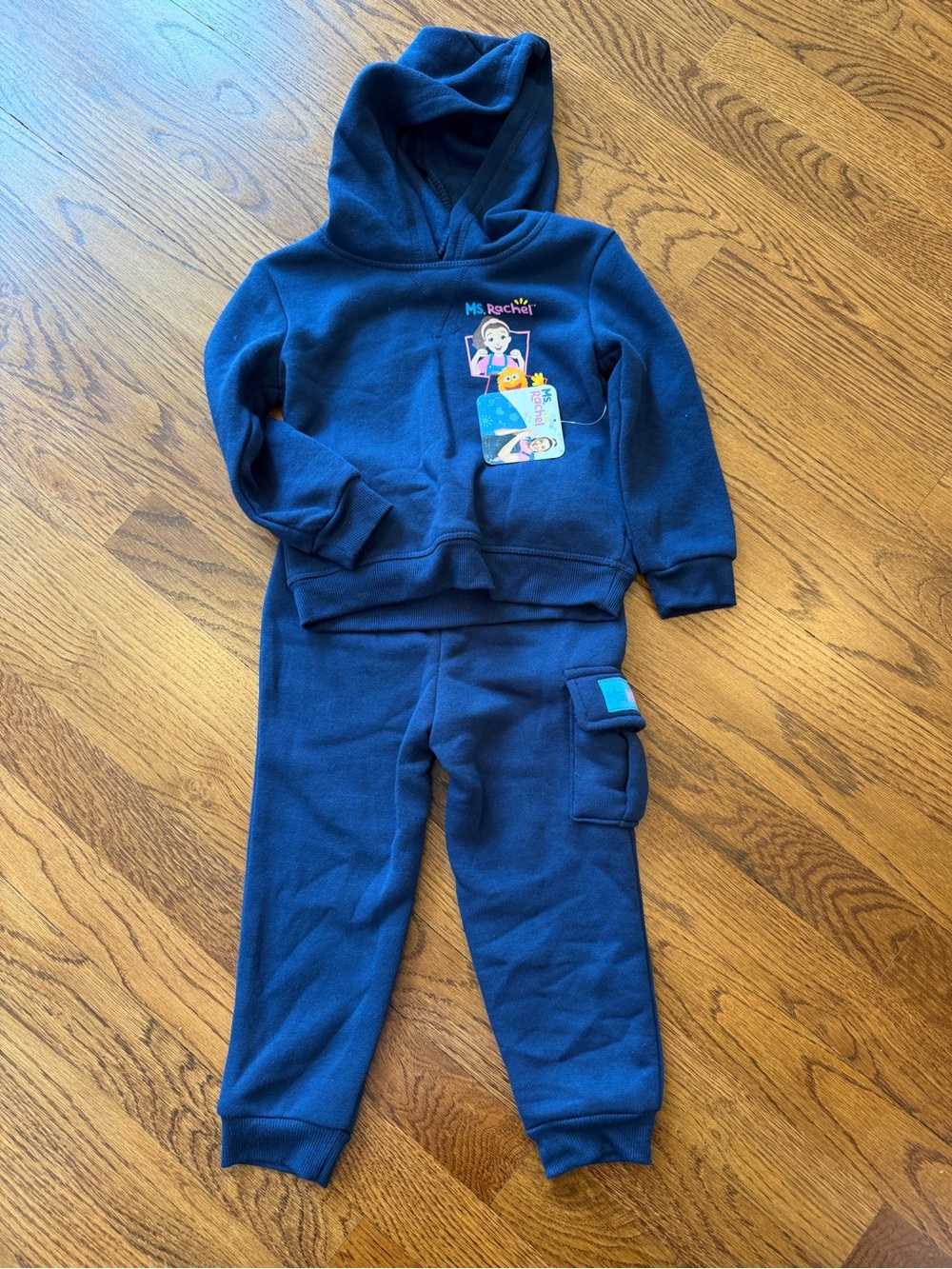 Ms Rachel Navy Kids Hoodie & Jogger Set 2T